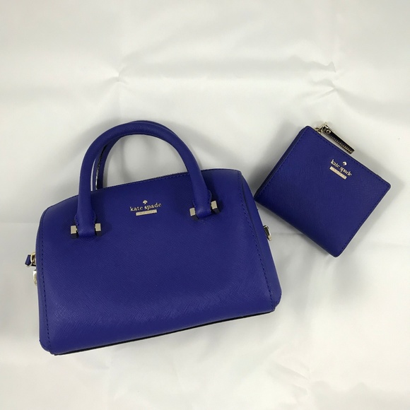 kate spade Handbags - KATE SPADE Royal Blue Small Purse AND Wallet